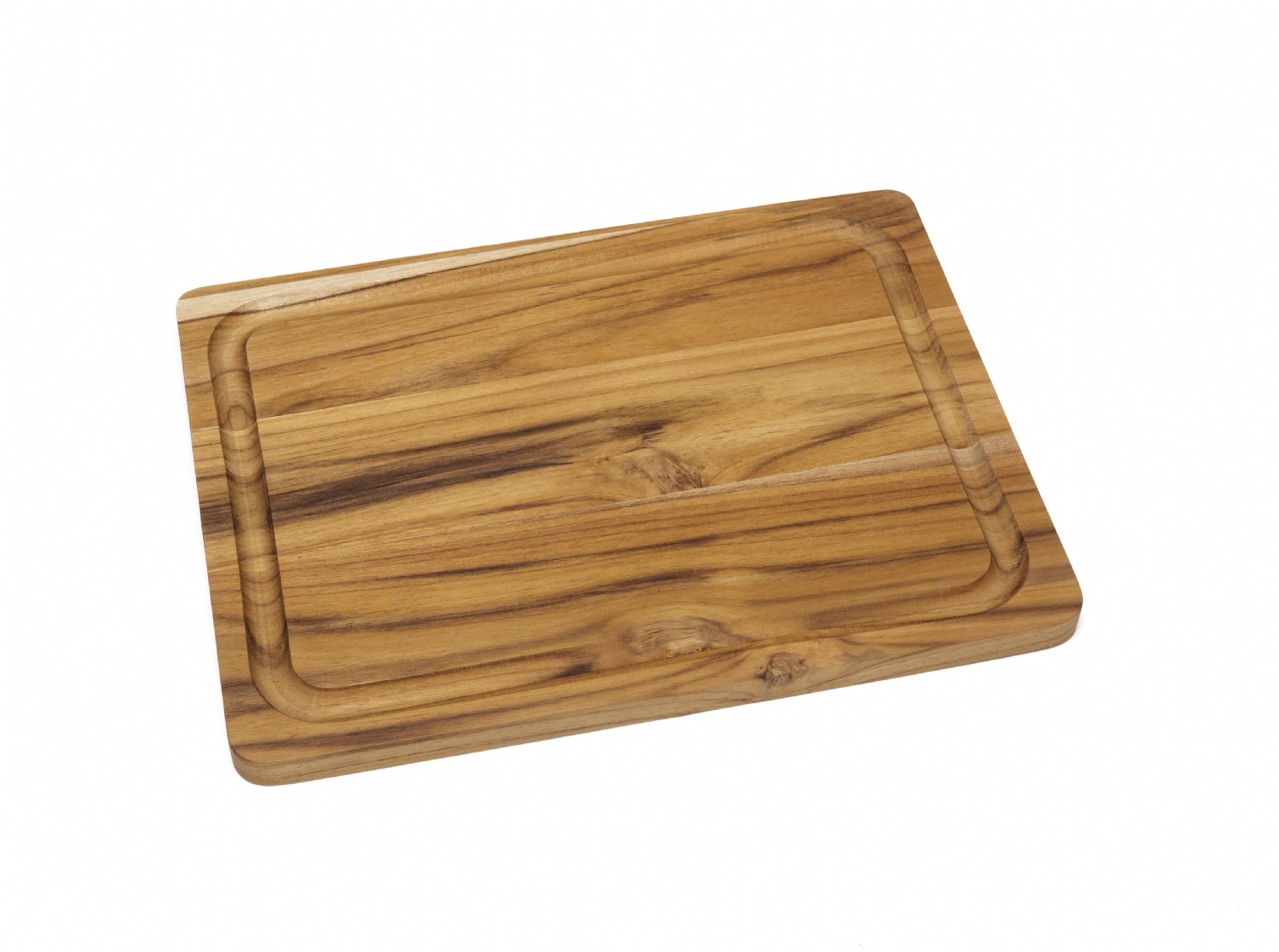 Teak Edge Grain Cutting Board, Small | Lipper International