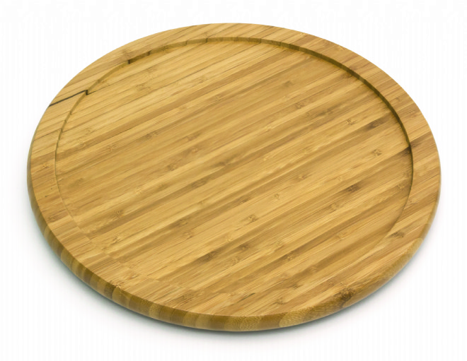 Lipper International 839 Bamboo Wood Thin Cutting Board with Oval Hole in  Corner